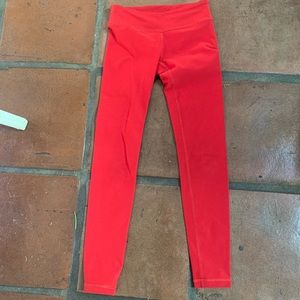 Lululemon-iviva dark red leggings size 10